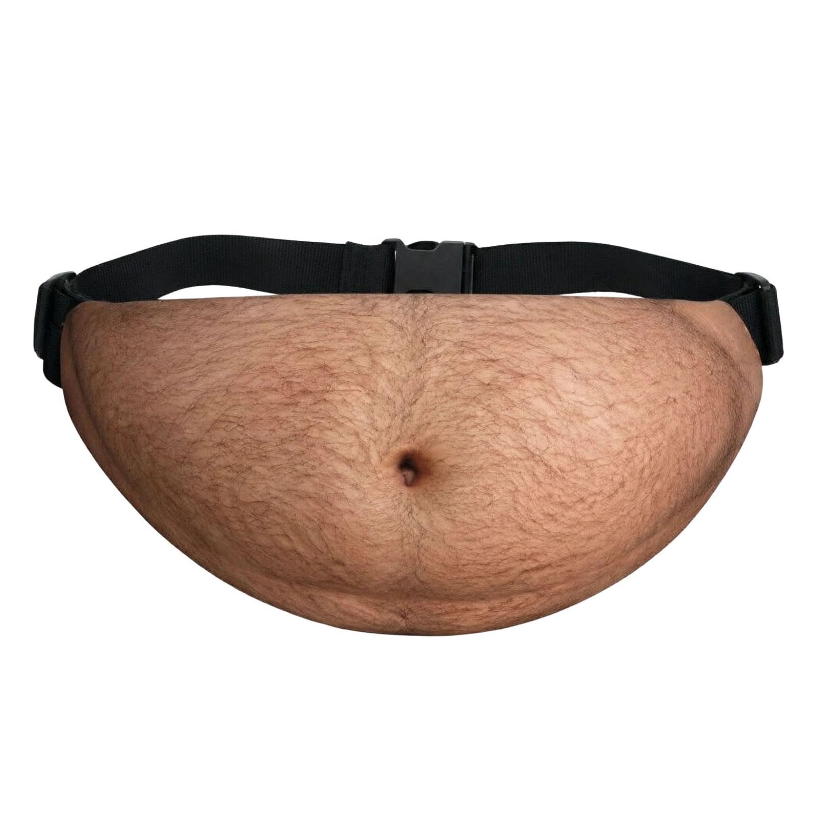 Novelty Belly Waist Bag Men, Funny dad Bag Bum Bag Adjustable Belt