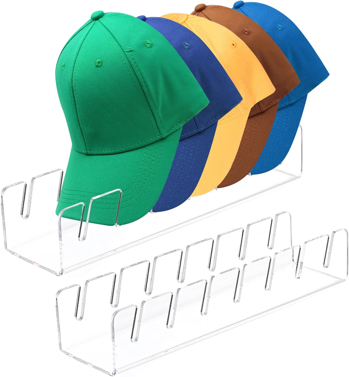 Amazon.com: Fewile 2PCS Hat Stand for Baseball Caps,Hat Racks for ...