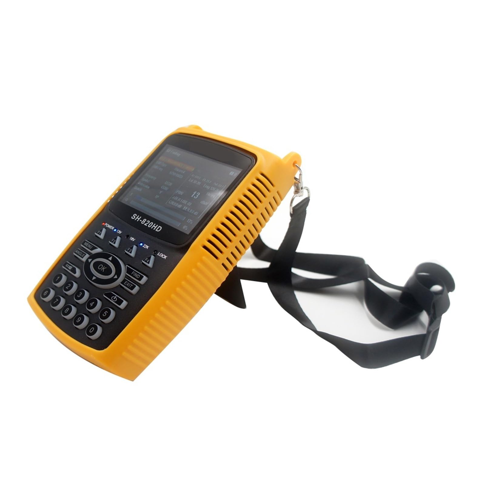 Localizador de buscador de satélite Digital SH-820HD DVB-S2 con Pantalla LCD de 3,5 Pulgadas medidor de Fuerza de búsqueda Pantalla LCD(DVB-S2+T2)