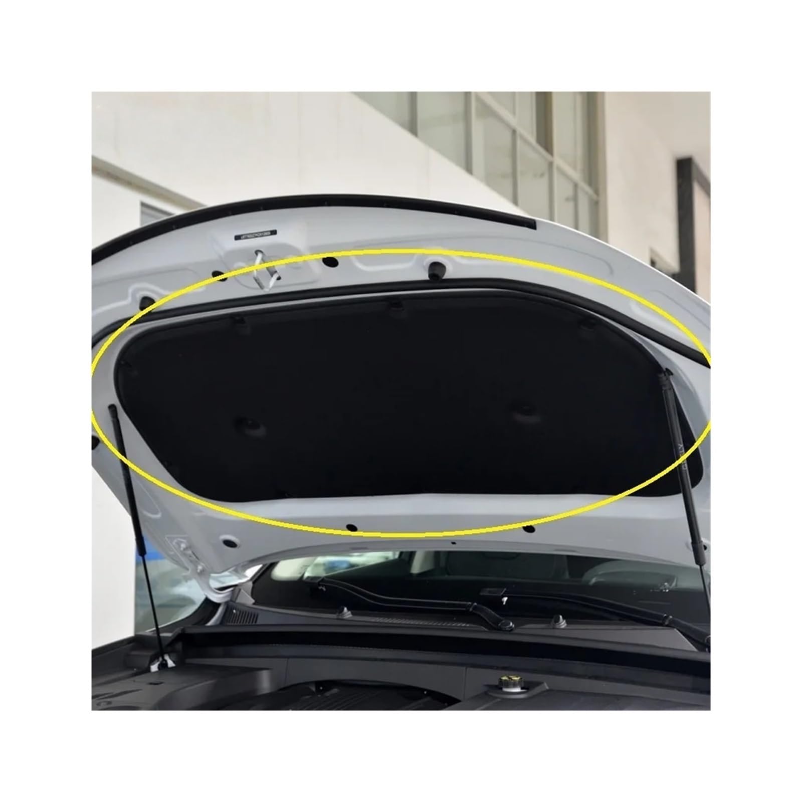 Wuqqxxqcm One Color Car Engine Hood Heat Sound Insulation Cotton Aboard,Compatible For Geely Tugella,Fy11,Xingyue