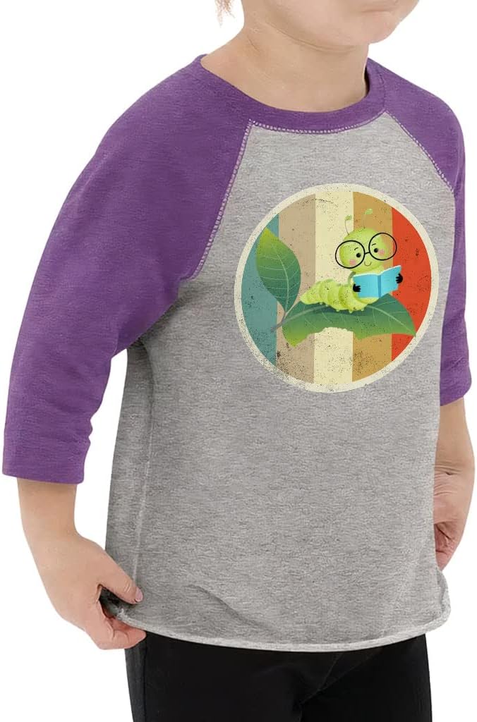 Insect Toddler Baseball T-Shirt - Colorful 3/4 Sleeve T-Shirt - Printed Kids' Baseball Tee