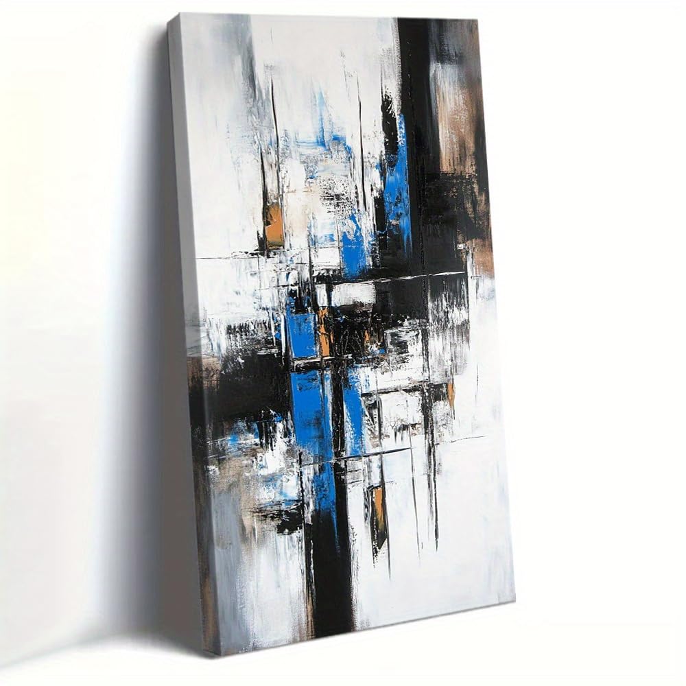 UUDEZO Framed Large Wall Art - Modern Abstract Horizontal with Frame Poster Use Spring Summer Decor(40x80cm(16x32in)