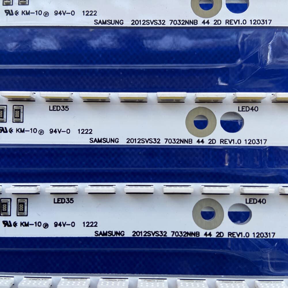 Pièces de Rechange TV- 4 4led * 6V 40 6 mm LED Bande Compatible avec Samsung UA32ES5500 UE32ES6100 Sled 201 2SVS32 7032NNB 2D V1GE-320SM0-R1 32NNB-7032LED-MCPCB Nouveau (Emitting Color : 1 Piece)