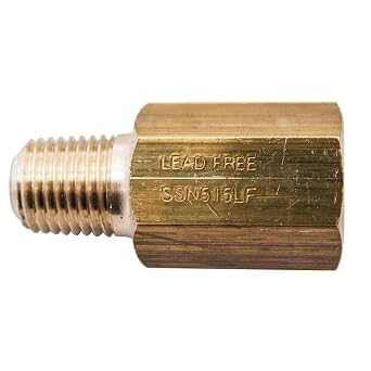 Winters SSN515LF SSN-LF SERIES LEAD-FREE 1/4" NPT SNUBBER WATER