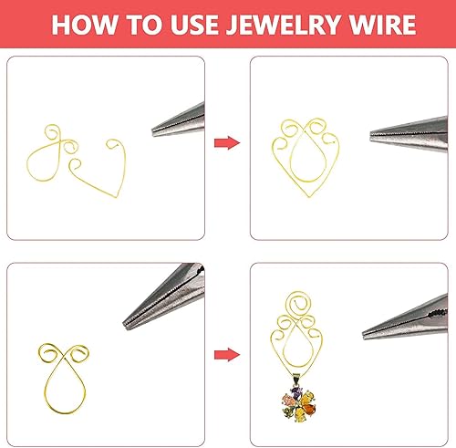 Miniatura 3 de Alambre de latón redondo de calibre 20, alambre de latón suave y desnudo para modelos, artesanías, joyas, bricolaje (longitud 32.8 pies)