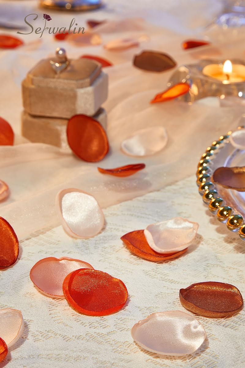 Serwalin 300Pcs Silk Rose Petals Flower Petals for Weddings