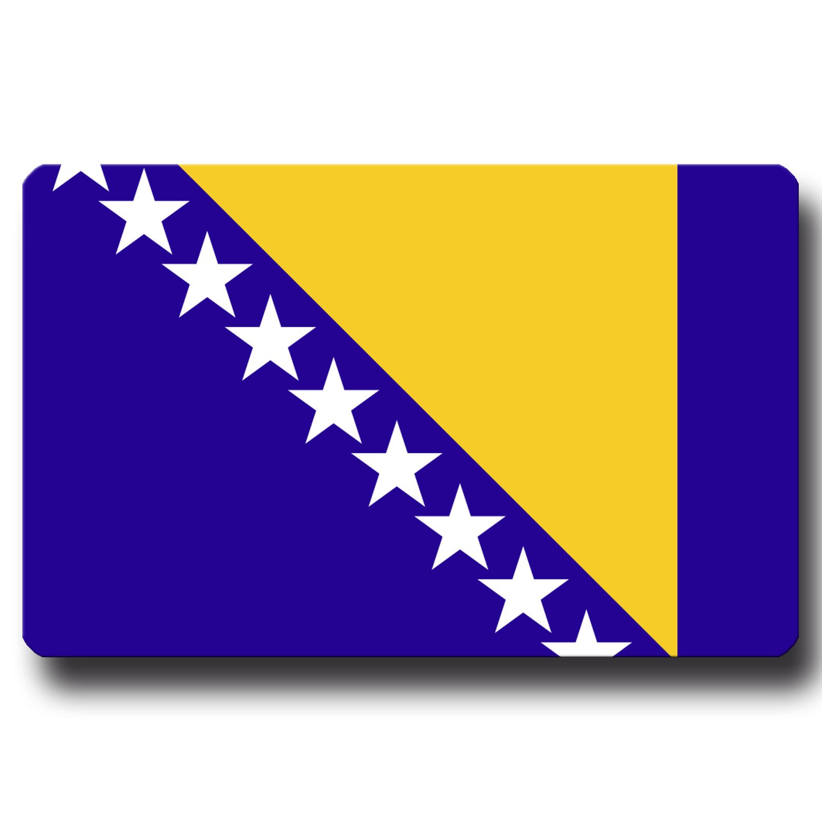 De Vlag Van Bosnië-Herzegovina Op Knoop Vector Illustratie