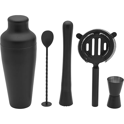 Houdini Bar Tool Set, 5 Piece, Black
