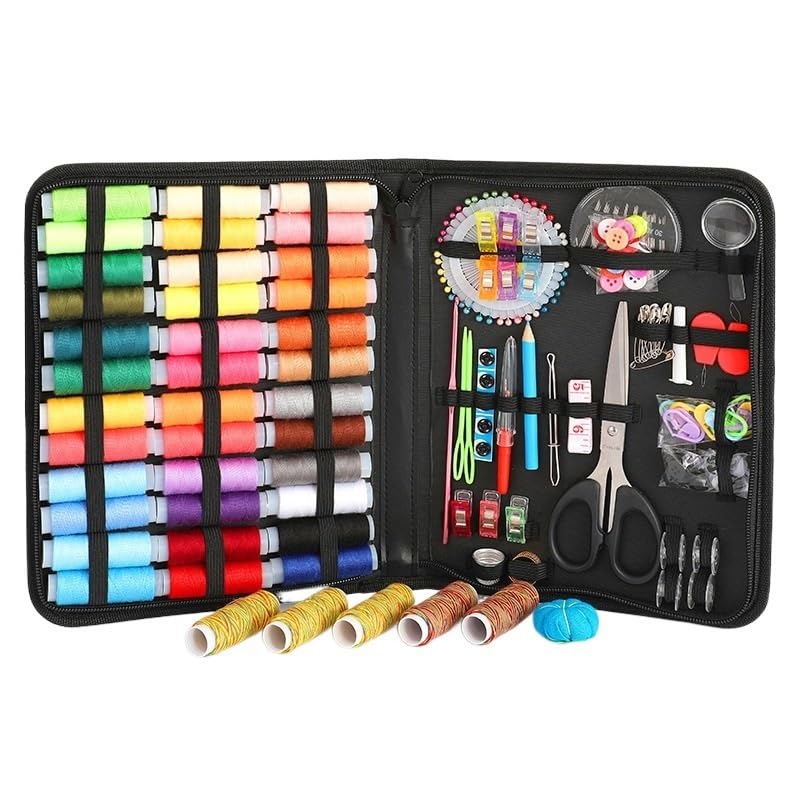 Ensemble d'outils de couture portables JFDBGU en coton durable - 4