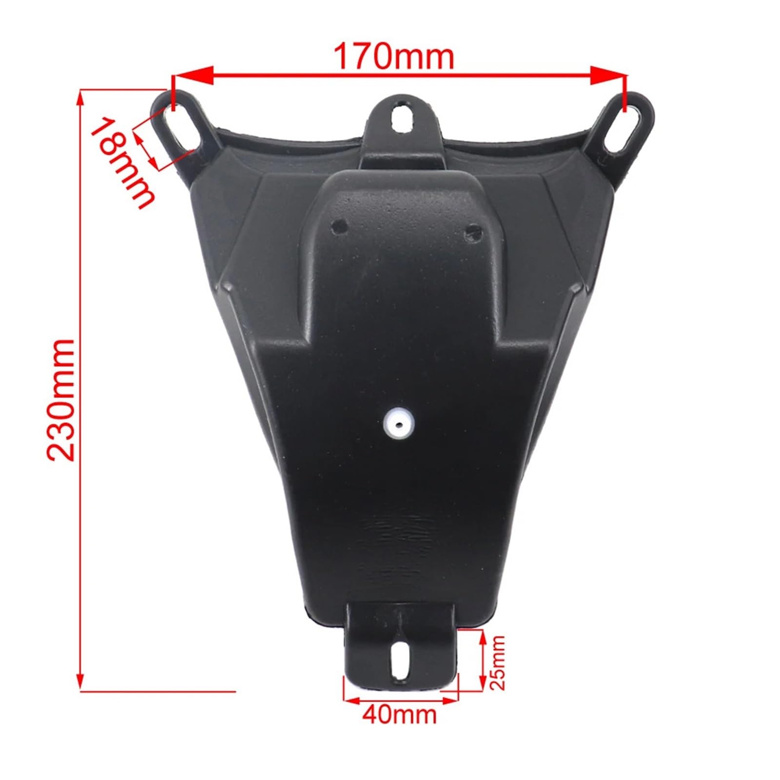 Kunststoffabdeckung Verkleidungssätze Kotflügel Kotflügel Rennsitze Benzintanks 47 49 cc Motor 2 Takt Apollo Kids Dirt Pocket Bike(Black Plastic)
