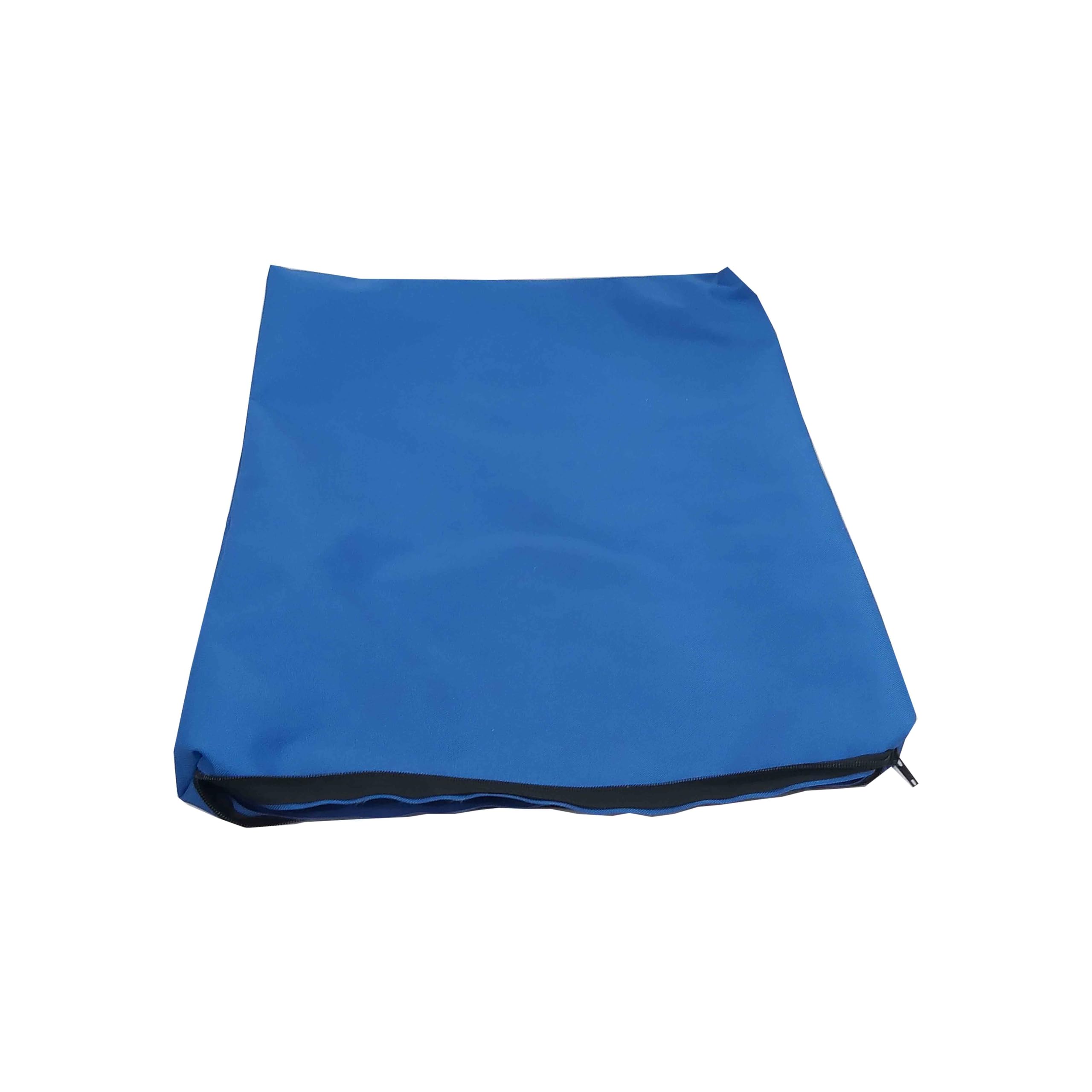 GRIZZLY FOAM 4-inch 10cm Thick Waterproof Seat Pad Cover Only for Garden, Rattan, Furniture, Outdoor/Indoor Multi Use with Zipper Cover Ask for Any Customize Size (Royal Blue, 22x22x4inch 55x55x10cm)