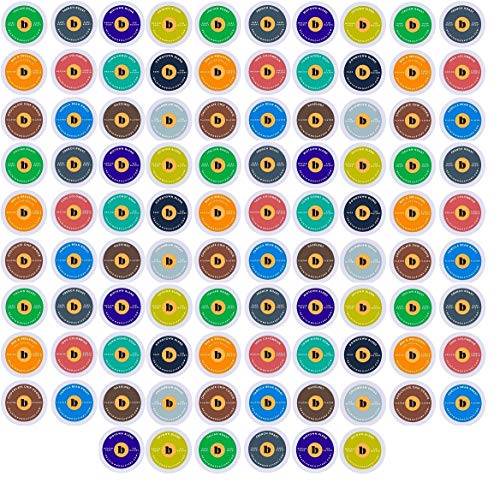 96-Count Beantown Roasters Variety Pack Sampler of 12 Assorted Roasted Coffees, single-cup coffee pack sampler for Keurig K-Cup Brewers