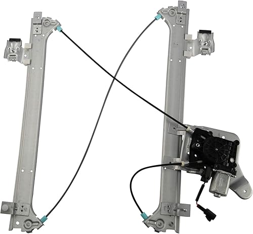 Vista 210 de TRQ Regulador de Elevalunas Eléctrico Trasero Izquierdo y Conjunto del Motor del Lado del Conductor Compatible con Chevrolet Cruze 2012-2015 2016