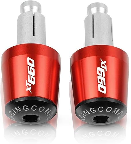 Miniatura 10 de Motocicleta 78 "0.866 in manillar de motocicleta empuñaduras extremo barra tapa tapa enchufe para XT660E XT660R XT660X XT660 XT 660 E R X 1990-2017