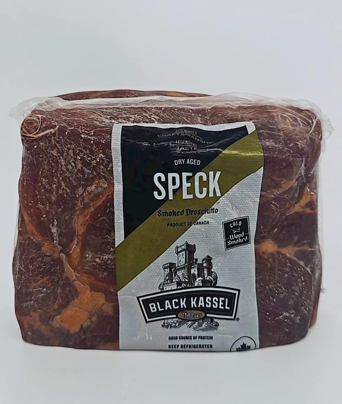 Piller's Speck Smoked Prosciutto 2.2 Lb - Authentic Italian Specialty, Cured & Wood-Smoked Pork - Perfect For Charcuterie Boards And Gourmet Recipes - Quality Deli Meat