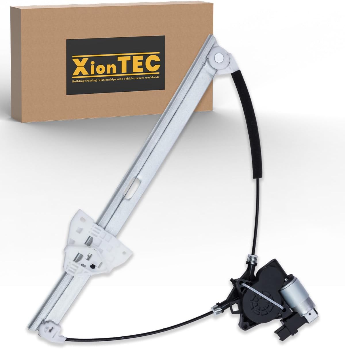 Power Window Regulator with Motor, Front Driver Side Compatible with Mazda 3 2004 2005 2006 2007 2008 2009 Sedan/Hatchback, Mazda 3 Sport 2009 Hatchback, Replaces# BP4K-595-90 BP4K-595-90A