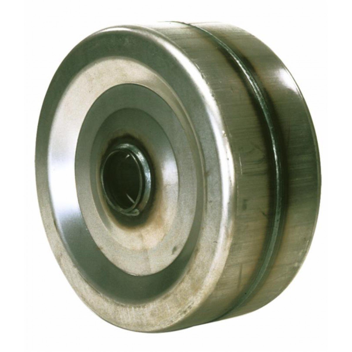 Ama Ruota in Lamiera con Mozzo Portacuscinetto 320X100 mm - Foro 52 mm, Peso 5,02 kg, Made in Italy
