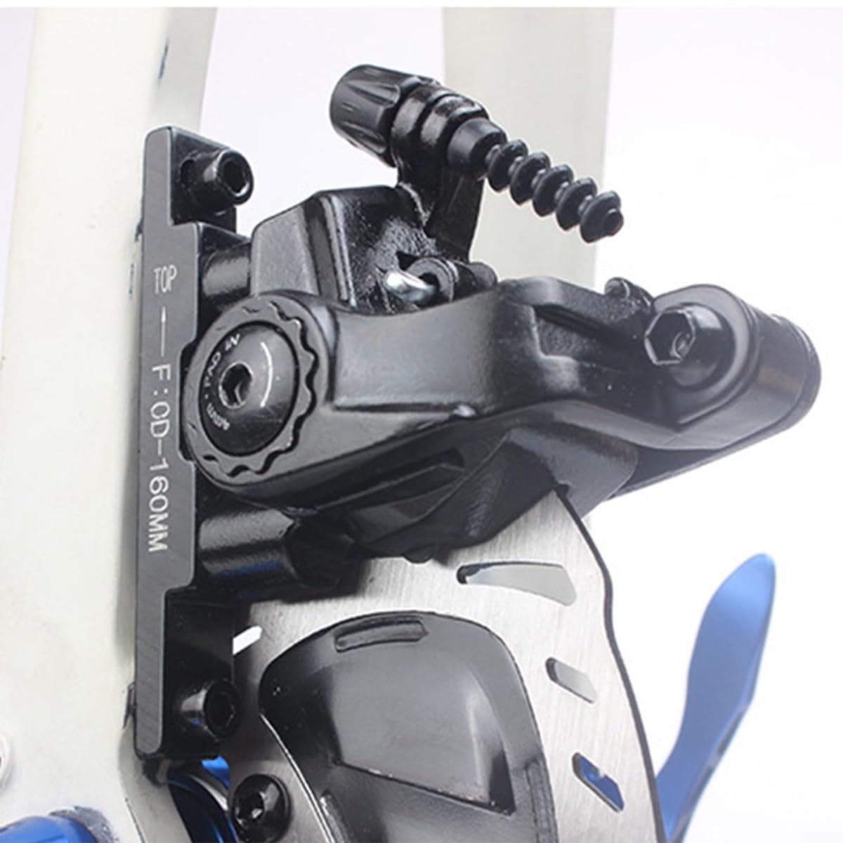 Ubric Bicicletta Da Strada Freno A Disco Meccanico Supporto Piatto Pinza Freno Bicicletta