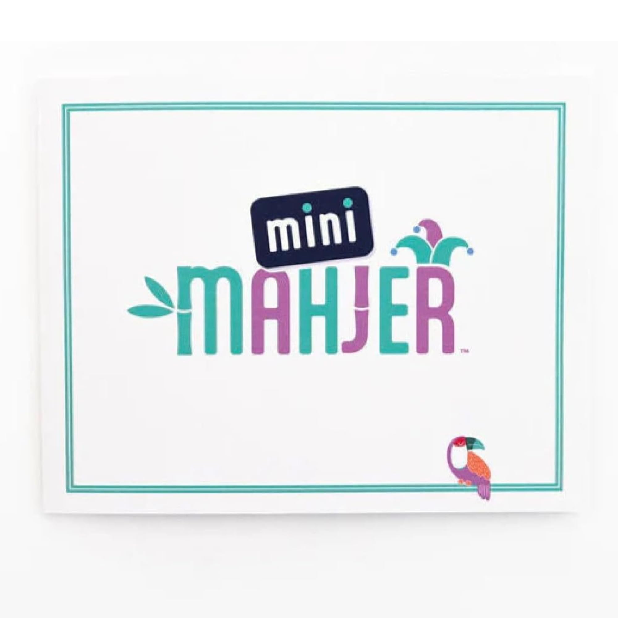 Mini Mahjer Card Beginners Mahjong Tool with 3