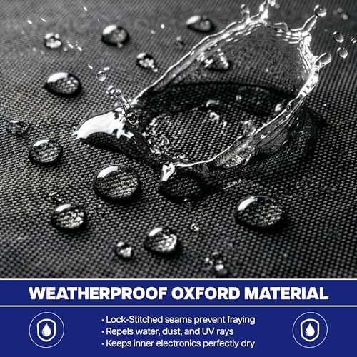 VIVO Flat Screen TV Cover Protector for 49 to 50 inch Screens, Universal, Outdoor, Weatherproof, Water Resistant, COVER-TV050B by VIVO - Image 9