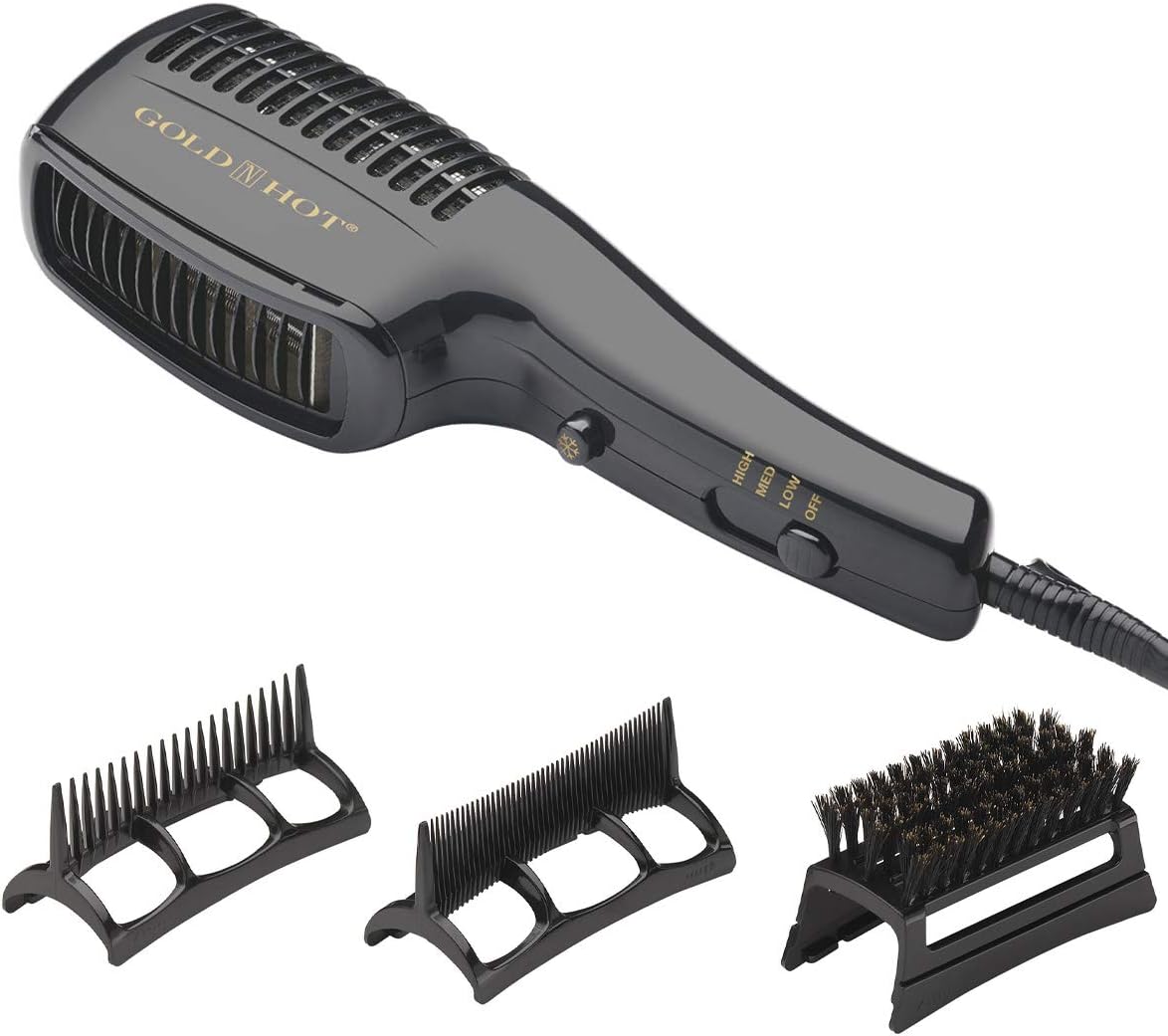 Gold N Hot Professional 1875W Styler Hair Dryer, Black