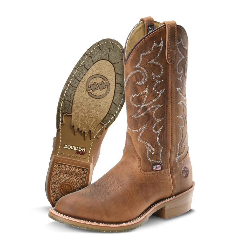 DOUBLE-H Dylan 12 Inch Work Boots for Men