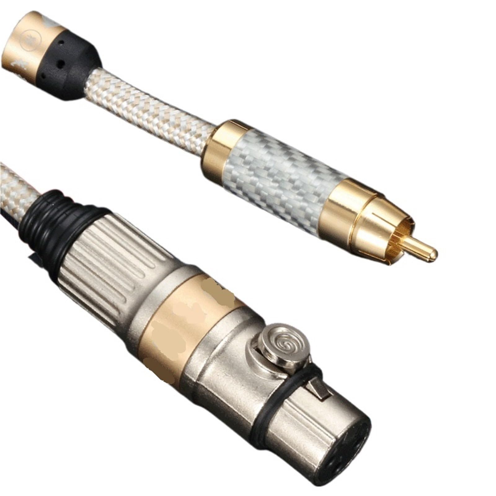 Auf XLR 3-poliges Audiokabel for Verstärker-Mischpult, normales XLR-Buchsen-auf-Stecker-Kabel, vergoldet, 1m, 2m, 3m, 5m, 10m(15m)