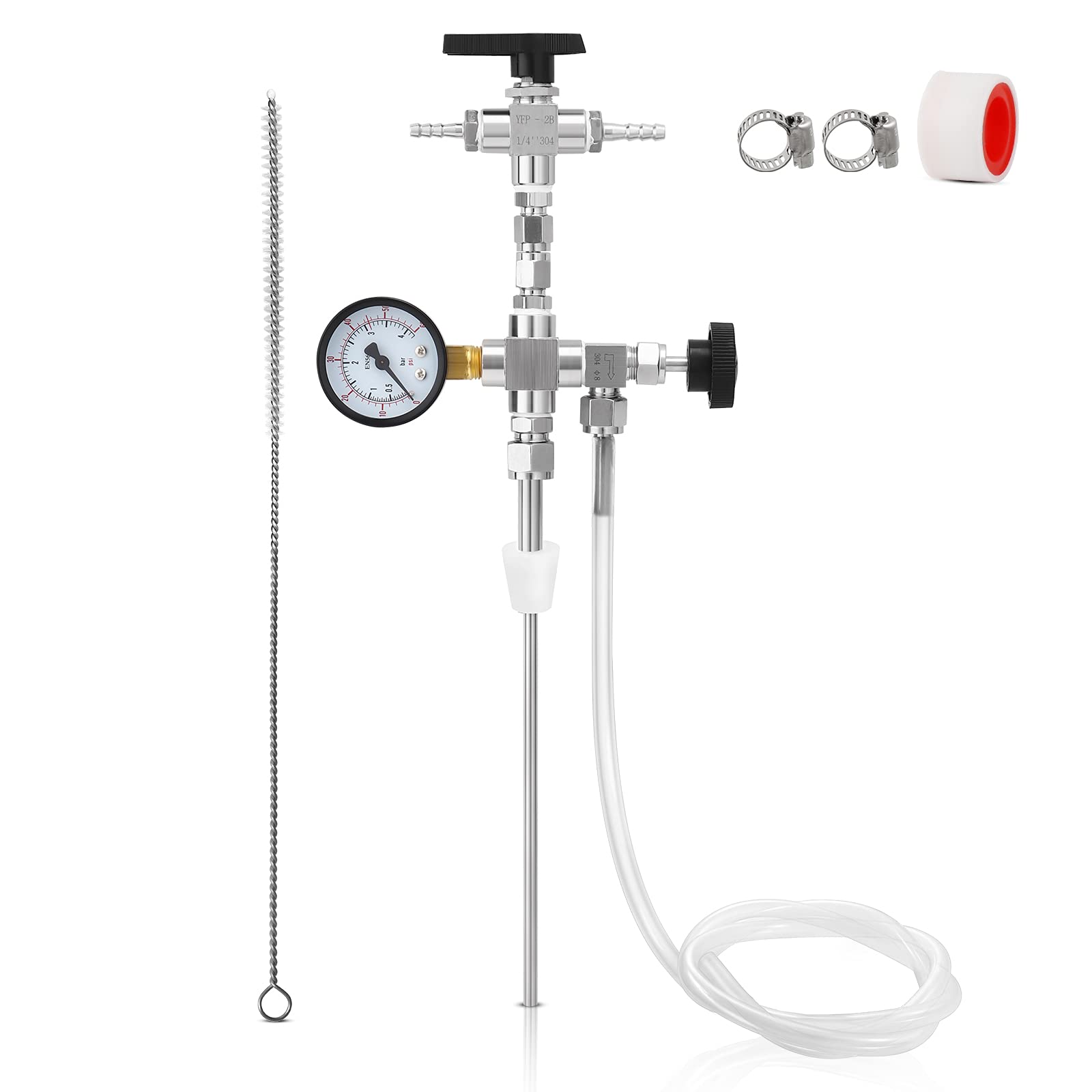 Buy Hgkeke Counter Pressure Bottle Filler Stainless Steel Bottle Filler