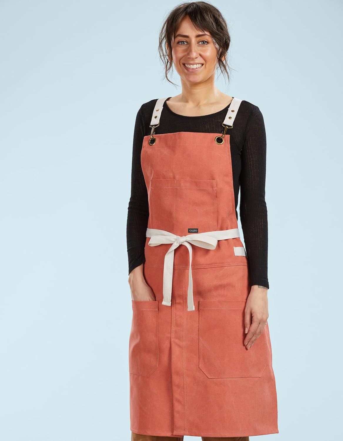 Caldo Split Leg Apron (Terracotta) - Image 7