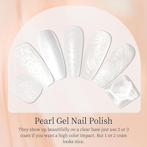 Miniatura 3 de MAYCHAO - Esmalte de uñas en gel semipermanente, para manicura, arte de uñas o uso profesional y en casa, 0.5 onzas líquidas, 1 unidad, blanco