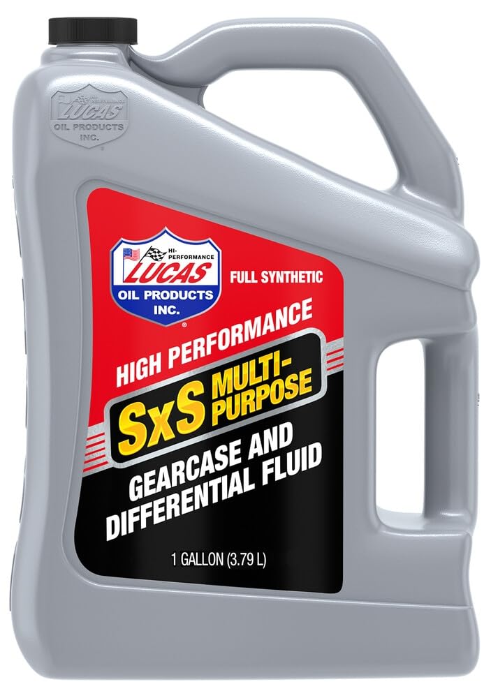 Lucas Oil 11225 Synthetic SXS Milto-Purpose Gearcase & Differential Fluid, 1 Gallon (Pack of 1)