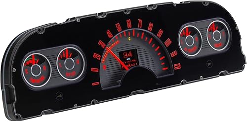Miniatura 5 de Dakota Digital RTX-60C-PU-X Sistema de instrumentos de calibre Retrotech compatible con Chevy Pickup 1960-63