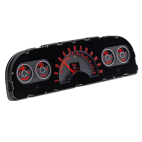 Miniatura 5 de Dakota Digital RTX-60C-PU-X Retrotech Gauge - Sistema de instrumentos compatible con Chevy Pickup 1960-63
