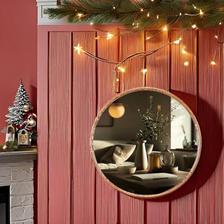 Amazon.com: CAVINHOME Round Bathroom Mirror-RD24 Inch Antique