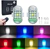 4Pcs LED Strobe Drone Light 7 Colors USB Charging Flying Anti-Collision Night Lights for Remote Control Drone,Motorcycle,Car,Bike,RC Car,RC Boat [Energy Class A]