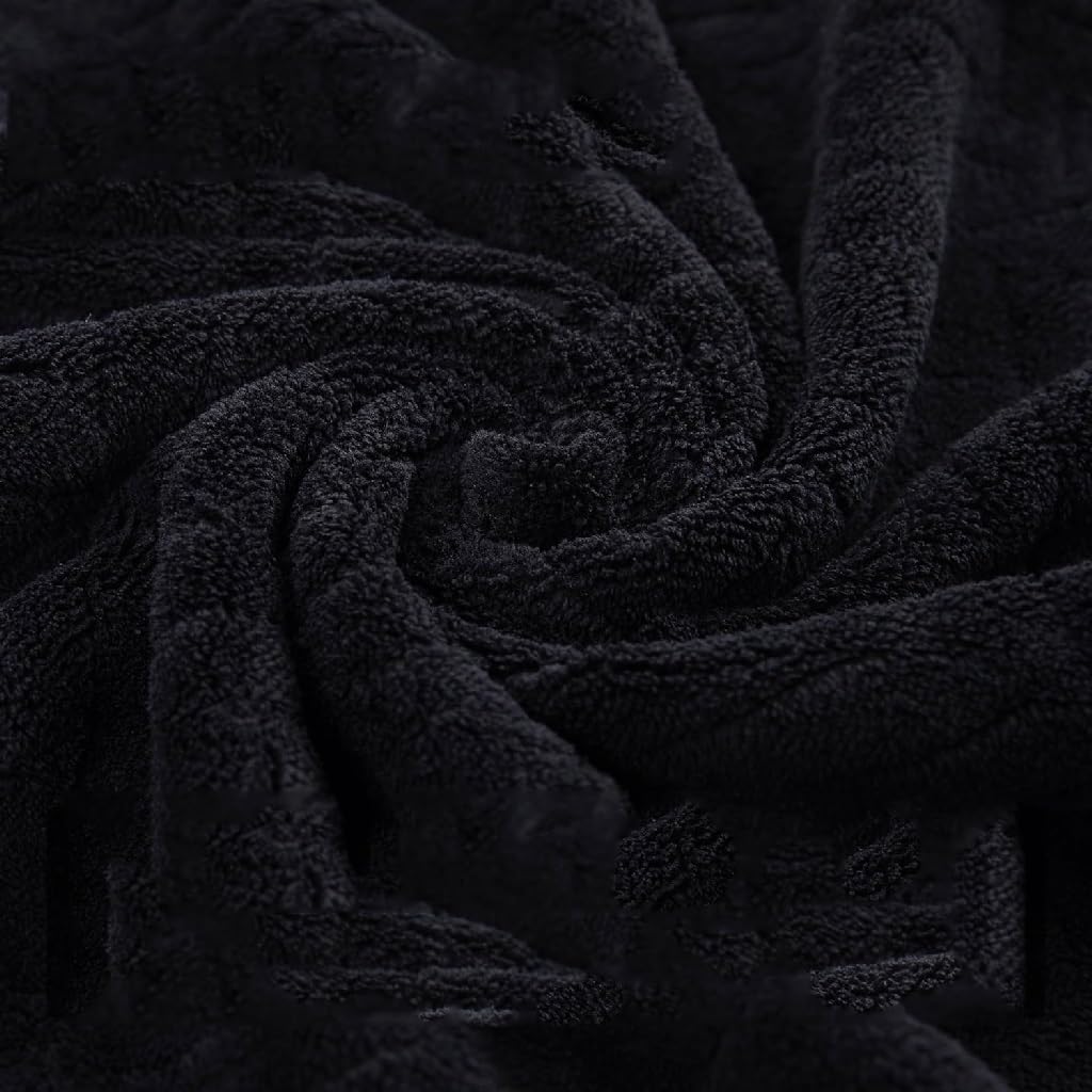 6-Piece Hand Towels Quick Dry Bathroom Fiber Towels Polyester Towels