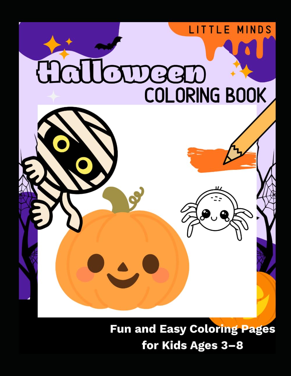 Little Minds: Halloween Coloring Book