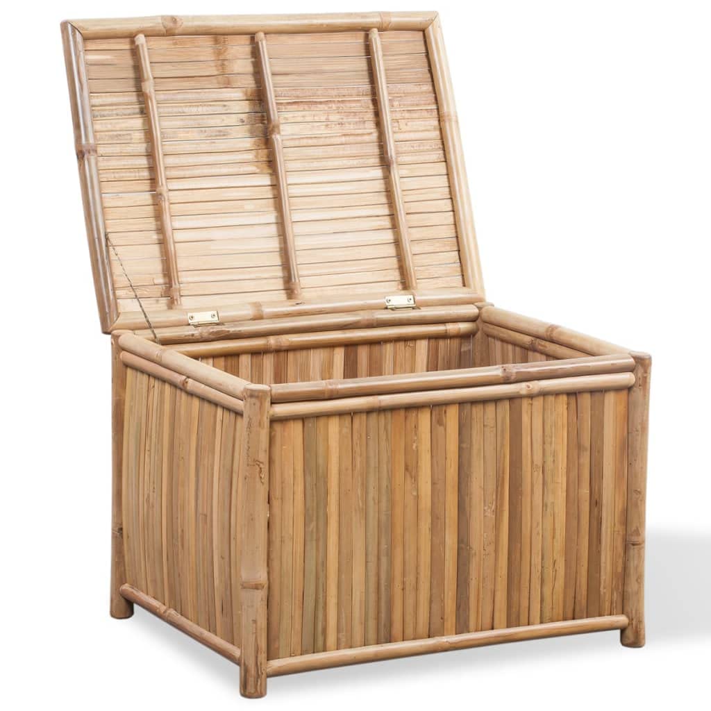 vidaXL Caja de almacenamiento de bambú 3 unidades