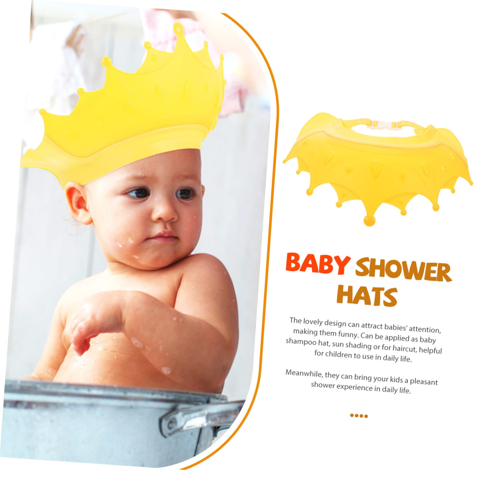 ibasenice 4piezas Gorro De Baño Para Sombrero Protector Para Lavado De Cabello Gorra Flexible Para Bebés y Pequeños