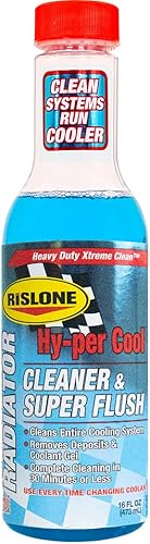 Rislone Hy-per Cool Radiator Cleaner y Super Flush, 16 oz