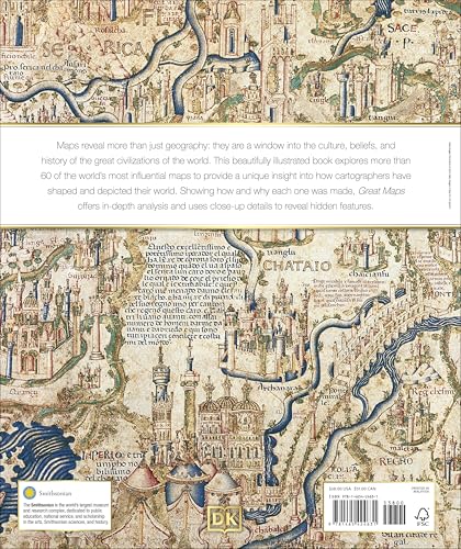 Image of Great Maps: The World's Masterpieces Explored and Explained (DK History Changers)