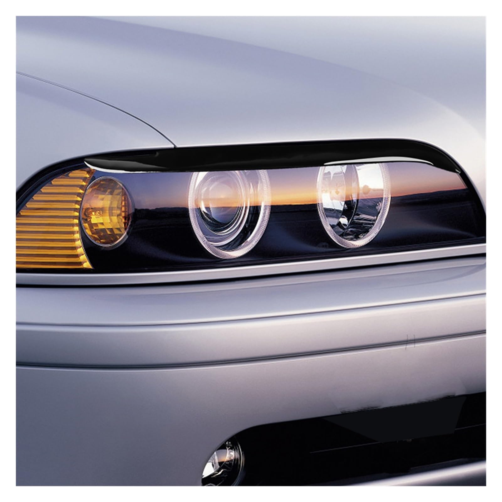 SPORTARC Paupières De Phare Avant Pour BMW Série 5 E39 1995-2003 - Sourcils Phares Brillants
