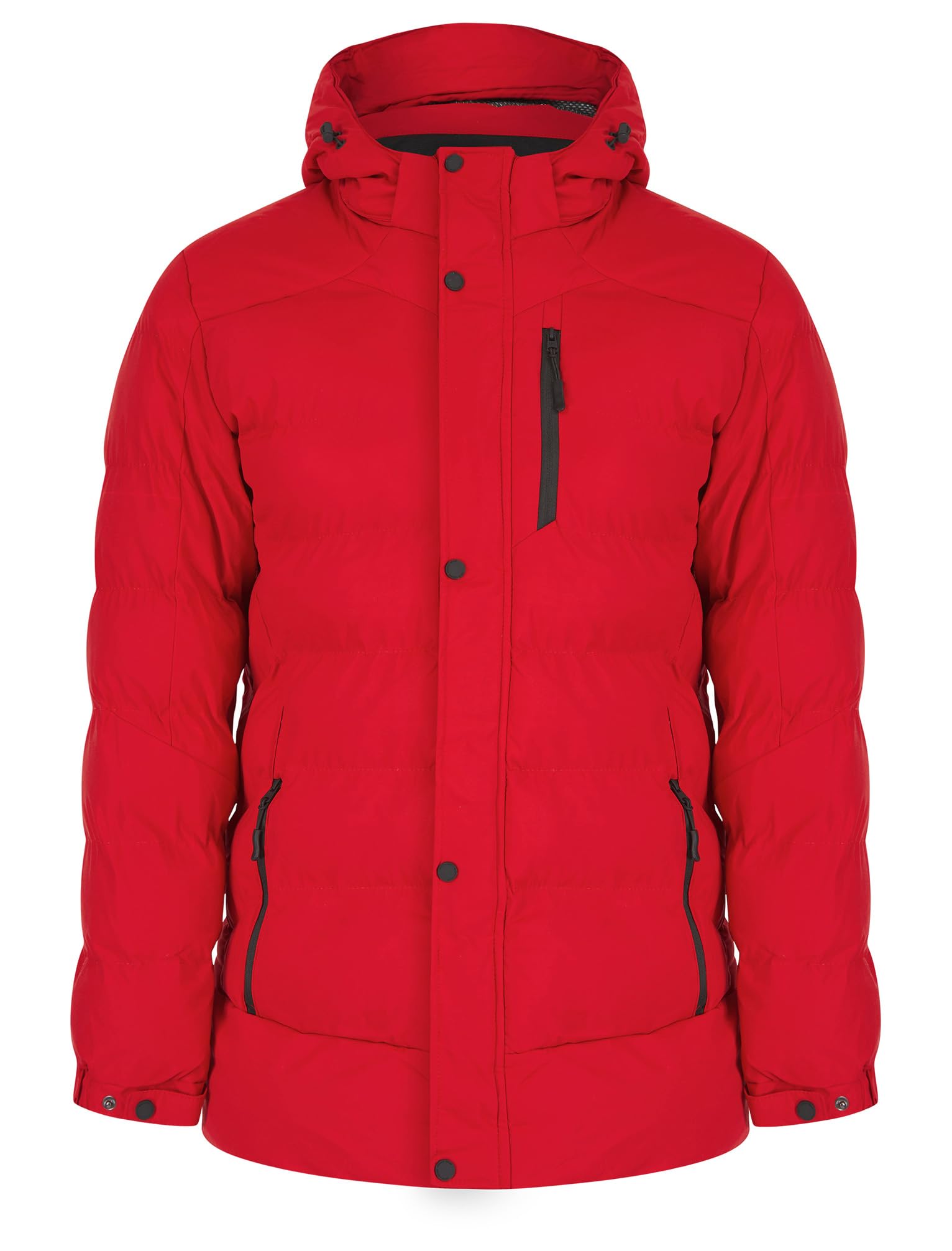 Tokyo Laundry Men's Yorkshire Quilted Winter Puffer Coat with Hood