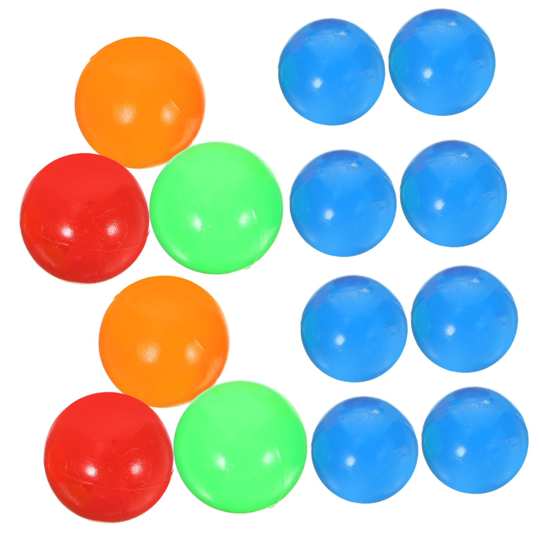 FRCOLOR Set De 80 Canicas De Plástico De 12 Mm - Multicolor, Juguete Educativo Para Contar, Clasificar Y Aprender Probabilidad