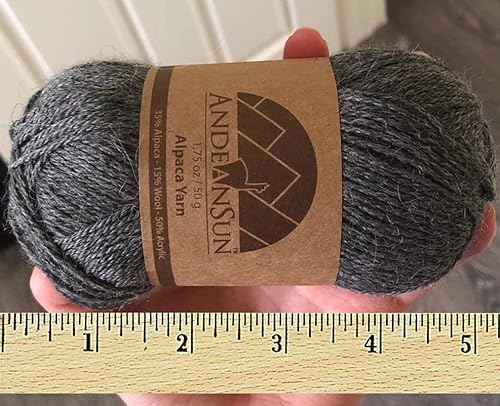 Miniatura 8 de (3 madejas preciosas pequeñas) Mezcla de hilo de alpaca Umayo 165 yardas en total rosa peonía, 5 voluminosos