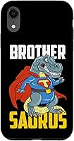 Vista 25 de Brother Saurus Brother Dinosaur T-Rex Superhero Case for iPhone 16