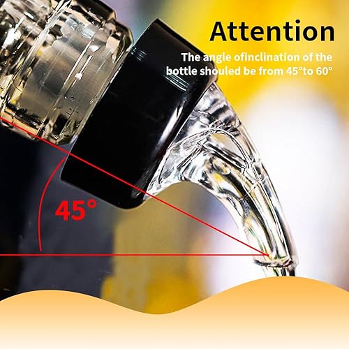 Miniatura 5 de Vertedores de botellas para alcohol, dosificadores automáticos de botellas de vino, dispensador de 1 onza, barman de tiro rápido, bebidas