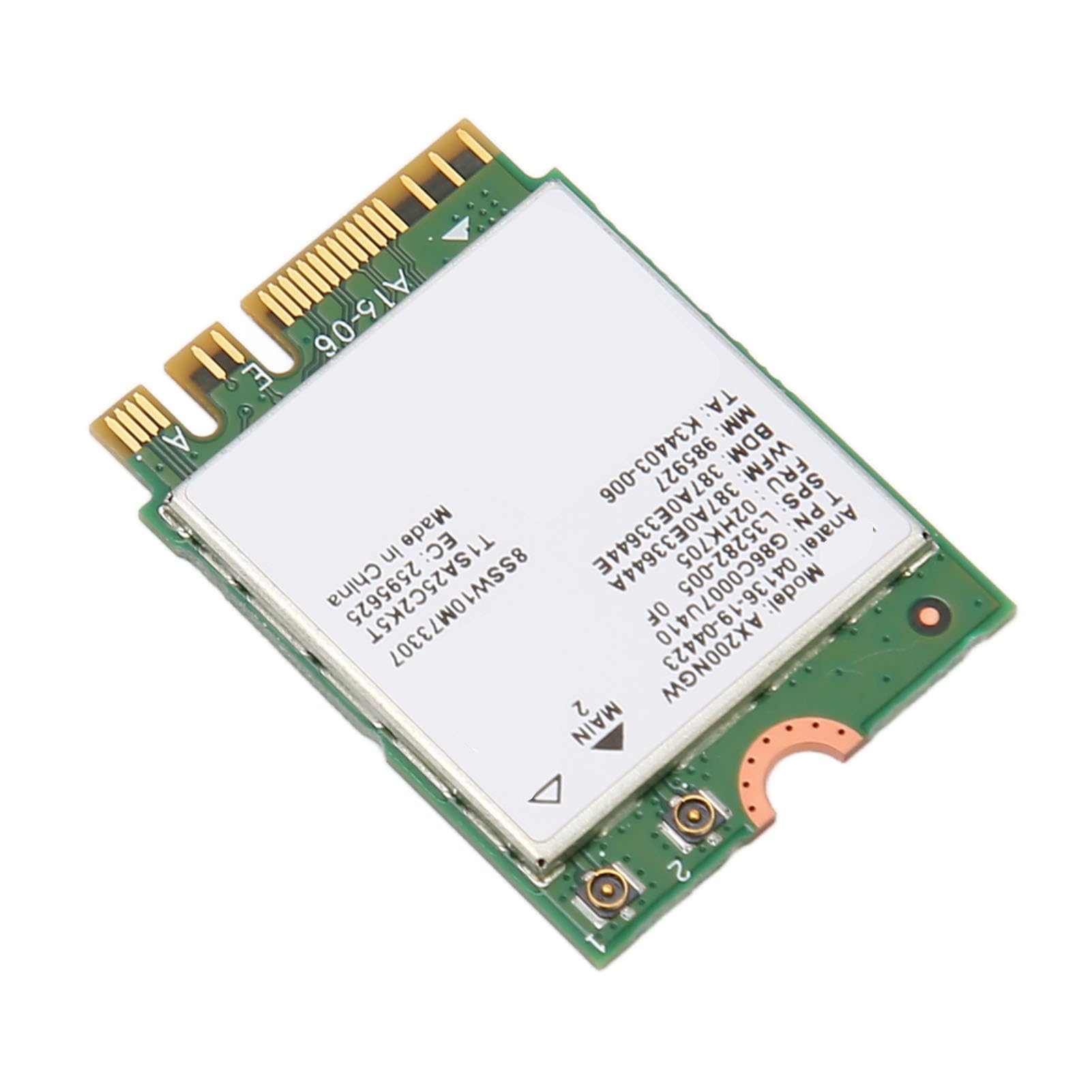 BROLEO Tarjeta de Red WiFi 6, Interfaz NGFF 2.4G 5G Banda Dual 2974Mbps para AX200NGW Adaptador de Red Interna Profesional para Computadora Portátil