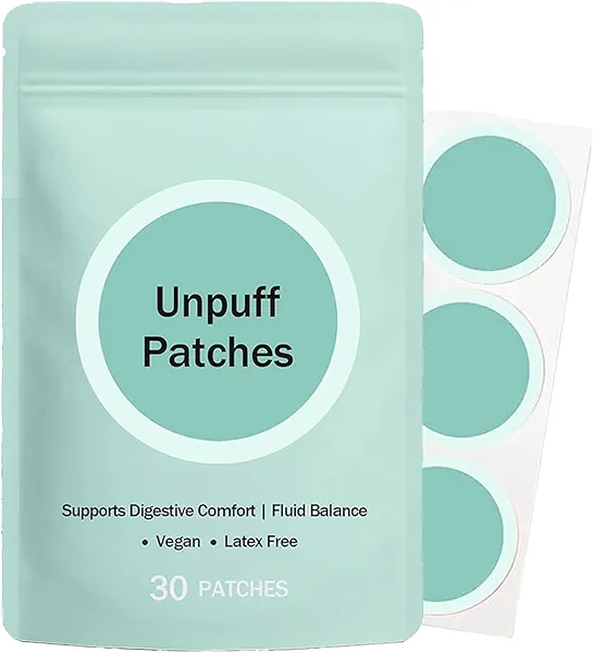 Unpuff Patches, with Dandelion, Fennel, Artichoke, Ginger & Turmeric, 2 Pack, 60 Patches (1 pcs)