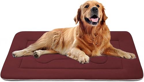 Miniatura 12 de JoicyCo - Cama grande y acolchada de 36.0, 42.0 y 47.0 pulgadas para perro, lavable, con base antideslizante, cama para mascotas, camas para gatos,